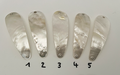 Crystal Premium Perlmutt-Tropfen 8cm