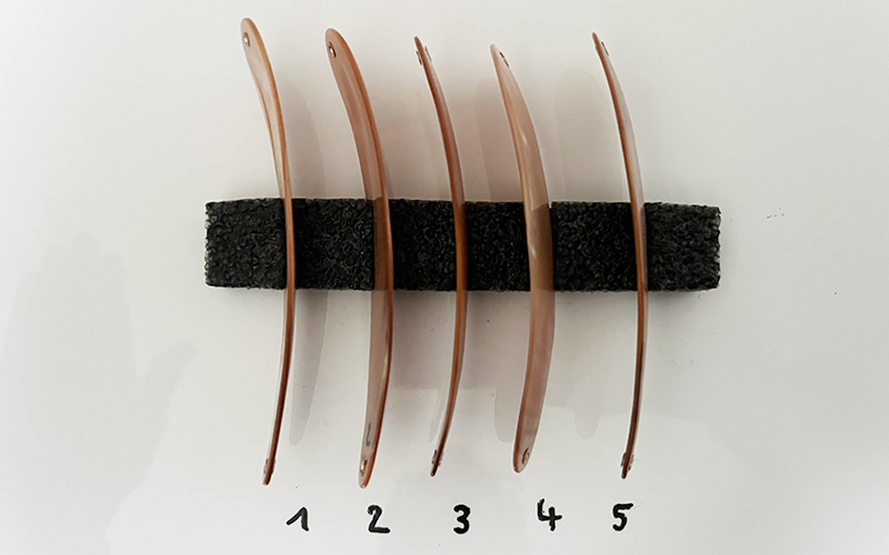 Pink Premium Perlmutt-Tropfen 12cm