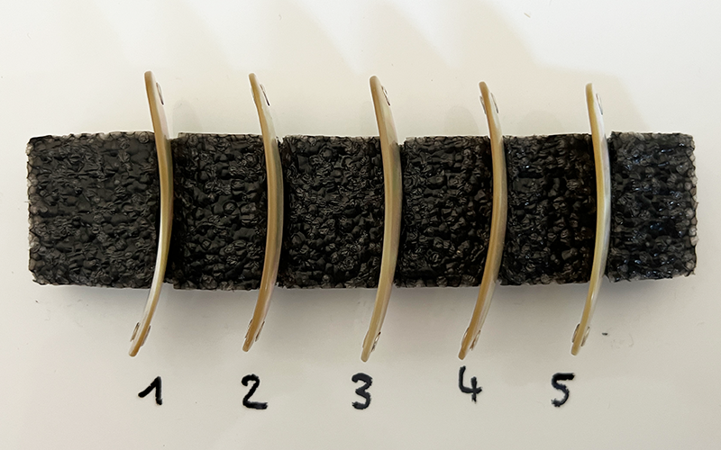 Burgus blank Premium Perlmutt-Tropfen 6cm