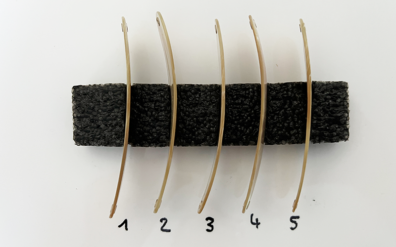 Burgus blank Premium Perlmutt-Tropfen 10cm