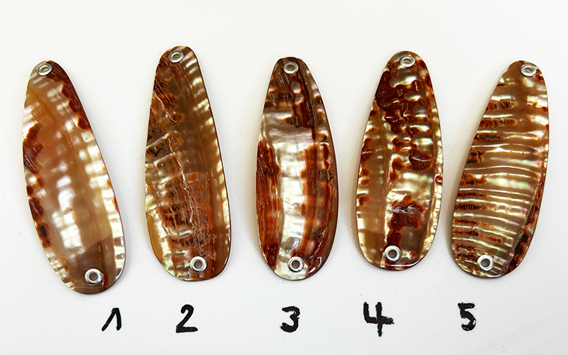 Goldfisch Premium Perlmutt-Tropfen 7cm