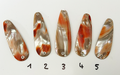 Rubin Premium Perlmutt-Tropfen 7cm