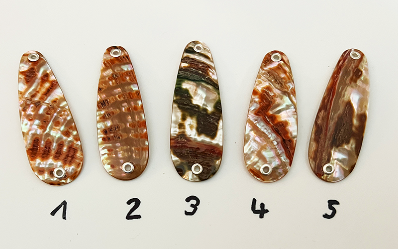 Goldfisch Premium Perlmutt-Tropfen 6cm