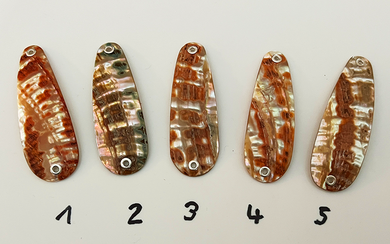 Goldfisch Premium Perlmutt-Tropfen 6cm