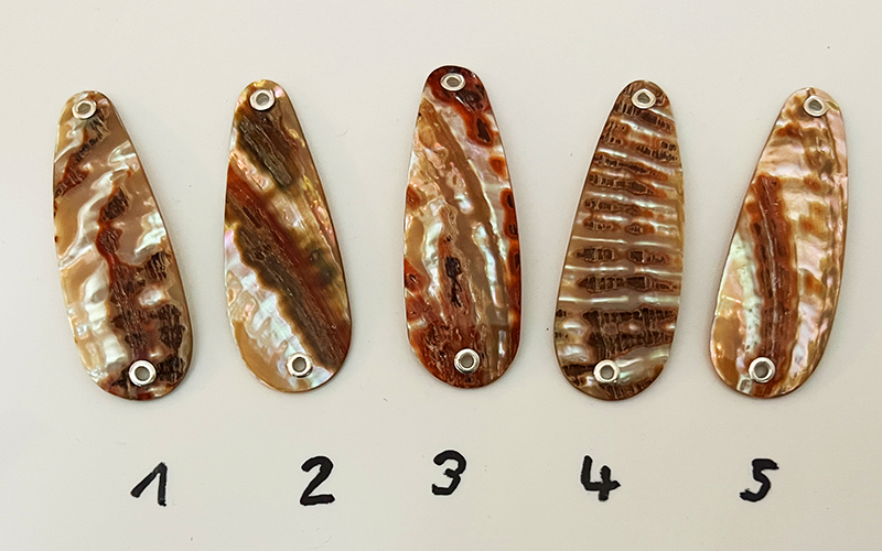 Goldfisch Premium Perlmutt-Tropfen 6cm