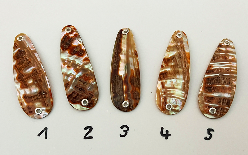 Goldfisch Premium Perlmutt-Tropfen 6cm