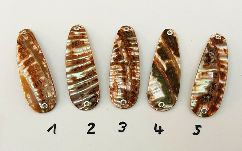 Goldfisch Premium Perlmutt-Tropfen 7cm