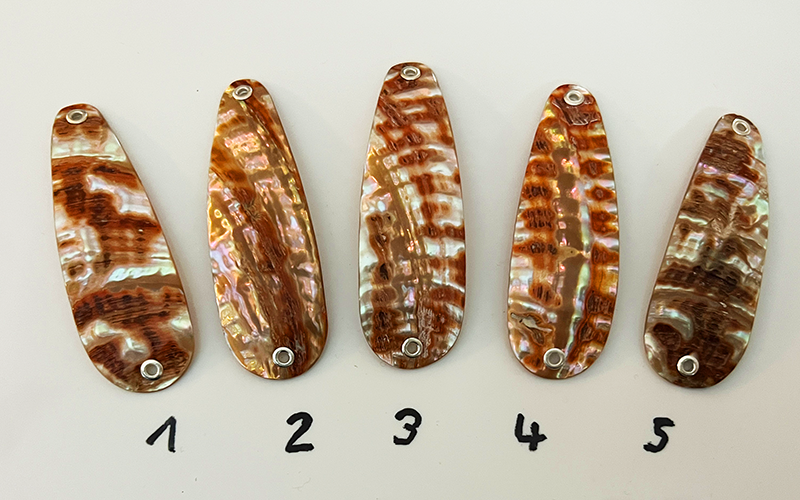 Goldfisch Premium Perlmutt-Tropfen 7cm