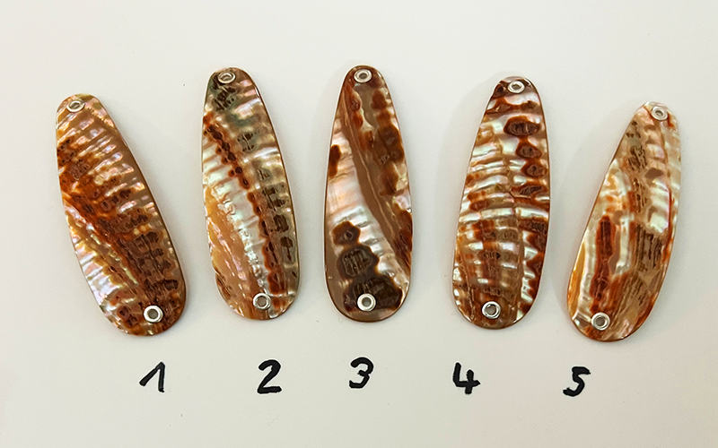Goldfisch Premium Perlmutt-Tropfen 7cm