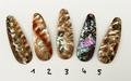 Opal Unikat Perlmutt-Tropfen 8cm
