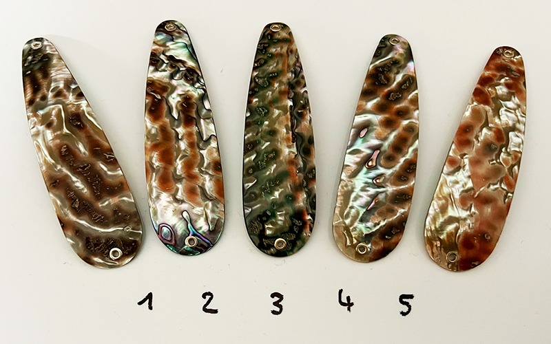 Opal Unikat Perlmutt-Tropfen 10cm