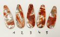 Rubin Premium Perlmutt-Tropfen 8cm