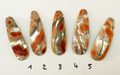 Rubin Premium Perlmutt-Tropfen 8cm