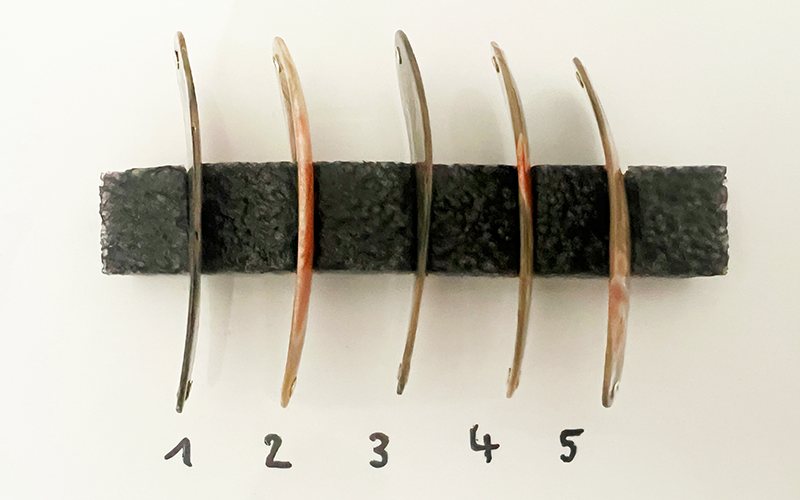 Rubin Premium Perlmutt-Tropfen 8cm