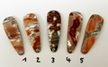 Rubin Premium Perlmutt-Tropfen 8cm