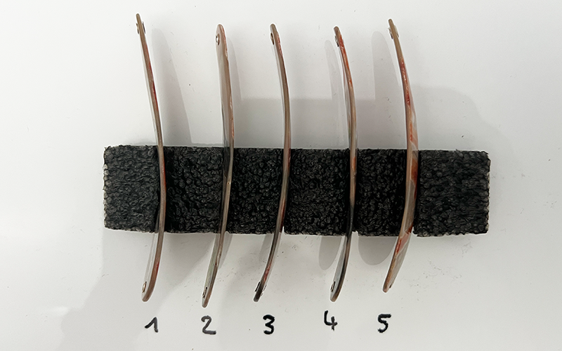 Rubin Unikat Perlmutt-Tropfen 10cm