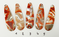 Rubin Unikat Perlmutt-Tropfen 10cm