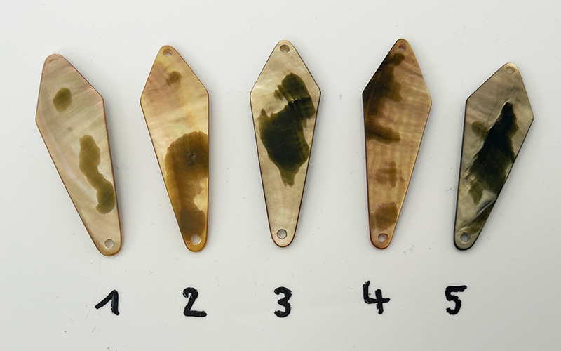 Saibling Jade Perlmutt Sarg Spoon 6,5cm