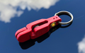 Schlepp Clip rot mit Pin, für Birnbleimontage