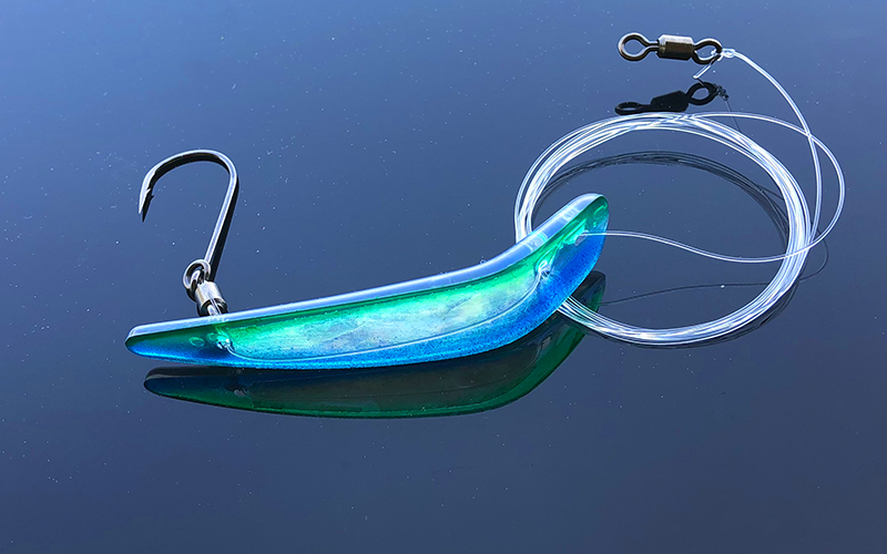PERL-Plex Schlepplöffel, grün, blau, 8cm