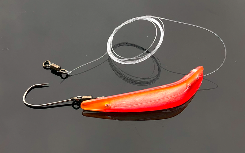 PERL-Plex Schlepplöffel, orange, rot 8cm UV aktiv