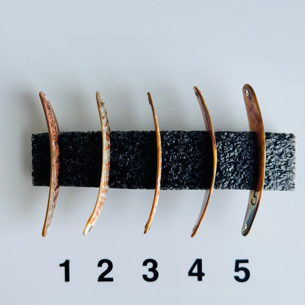 Goldfisch Premium Perlmutt-Spange 8cm
