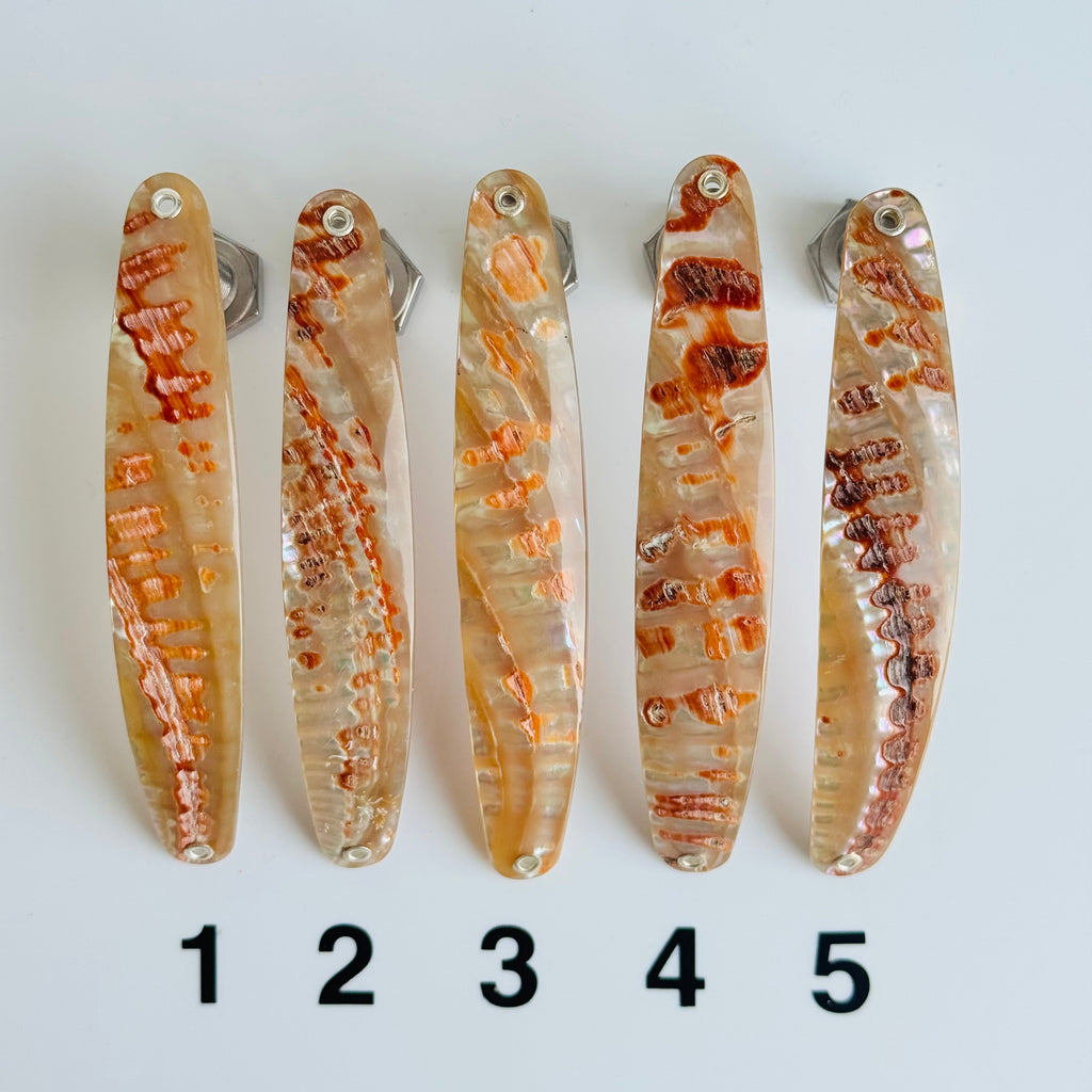 Goldfisch Premium Perlmutt-Spange 11cm