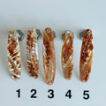Unikat Goldfisch Perlmutt-Spange 8cm
