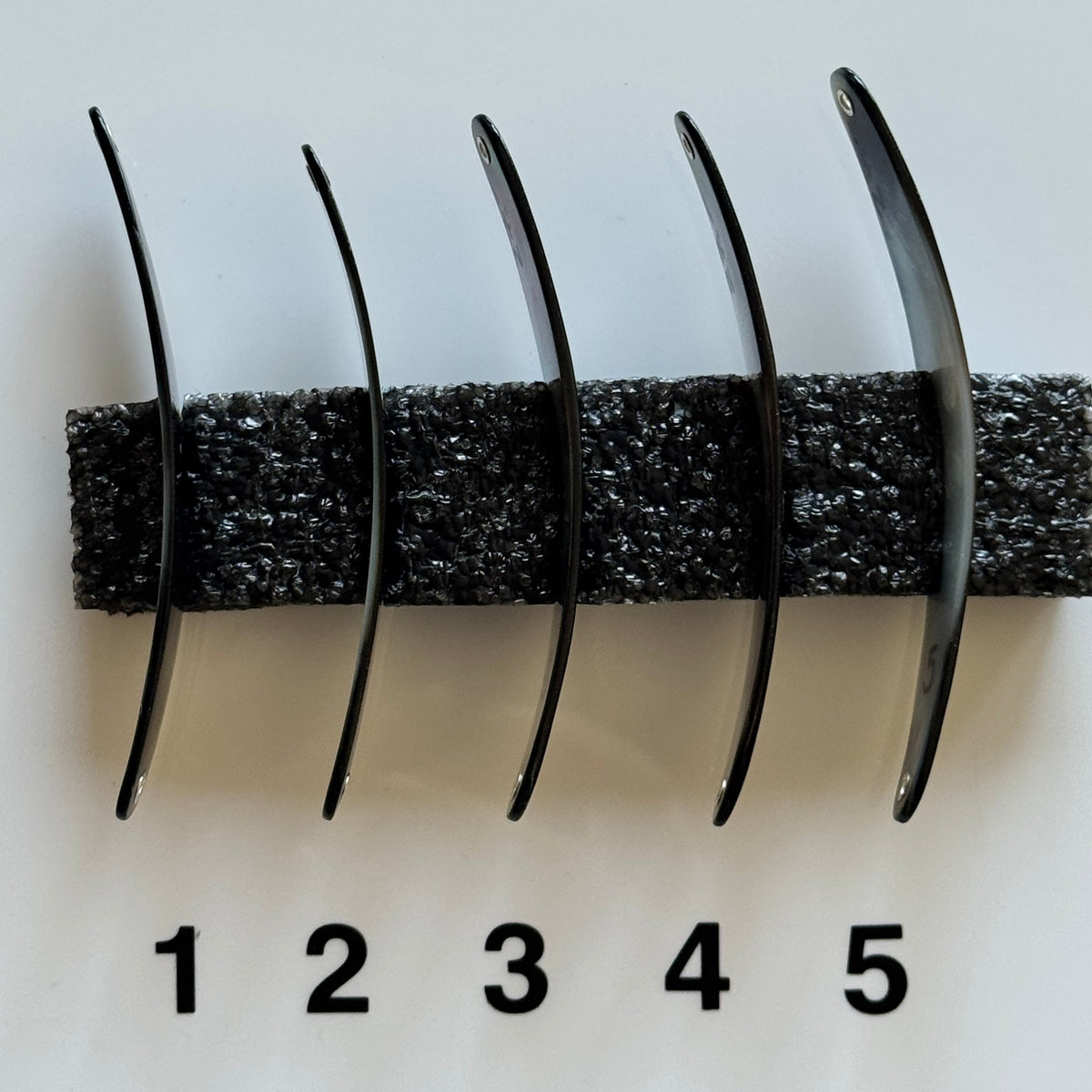 Unikat Onix Perlmutt-Spange 10cm