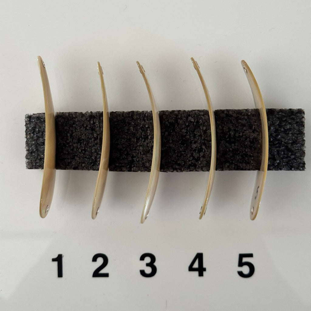 Burgus blank Premium Perlmutt-Tropfen 8cm