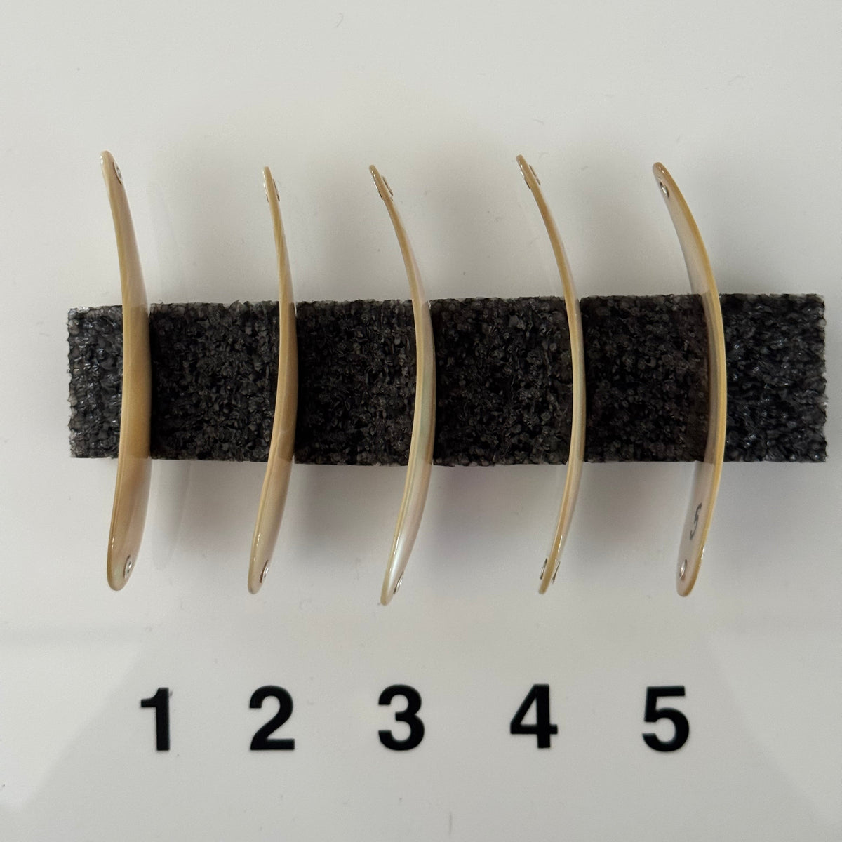 Burgus blank Premium Perlmutt-Tropfen 8cm