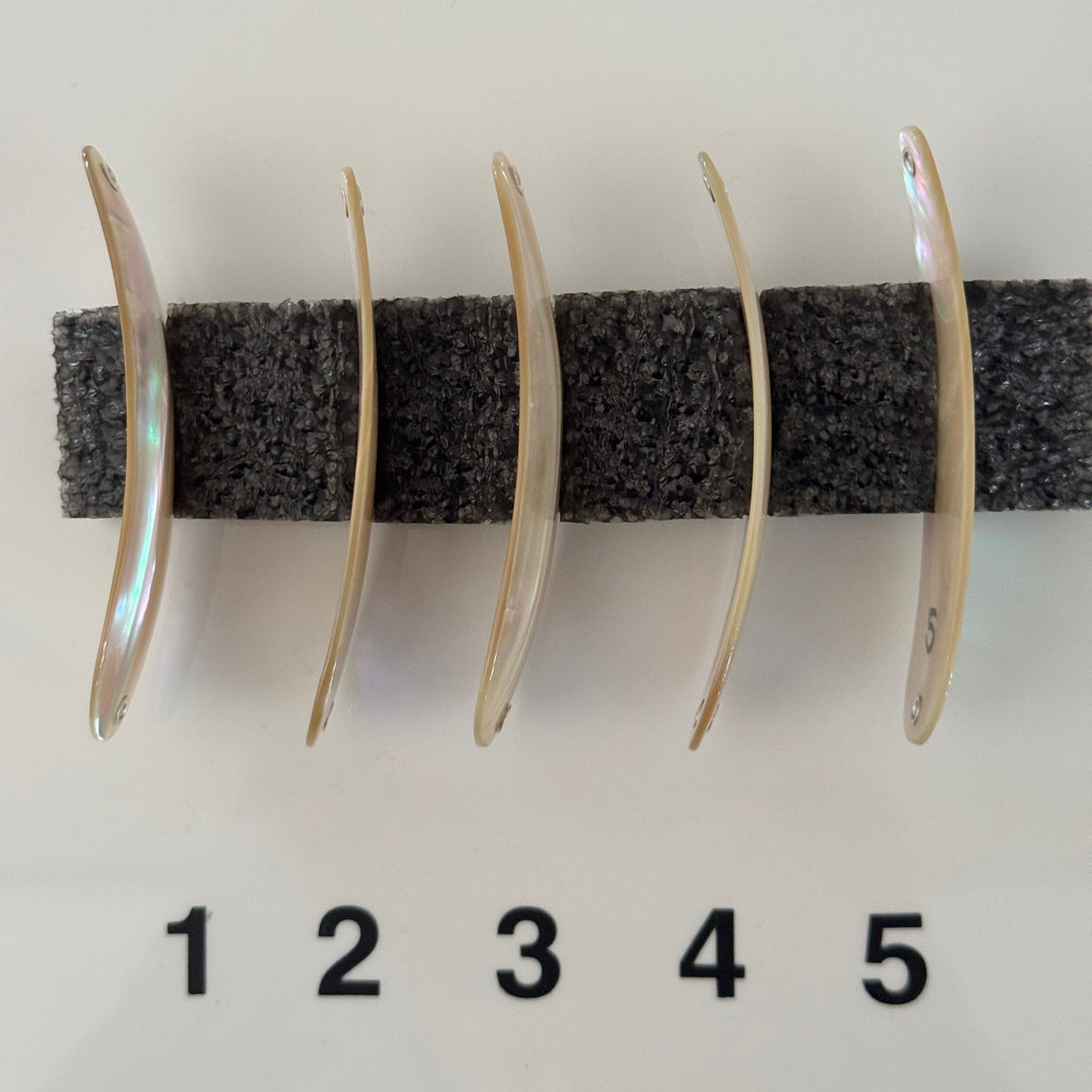 Burgus blank Premium Perlmutt-Tropfen 8cm