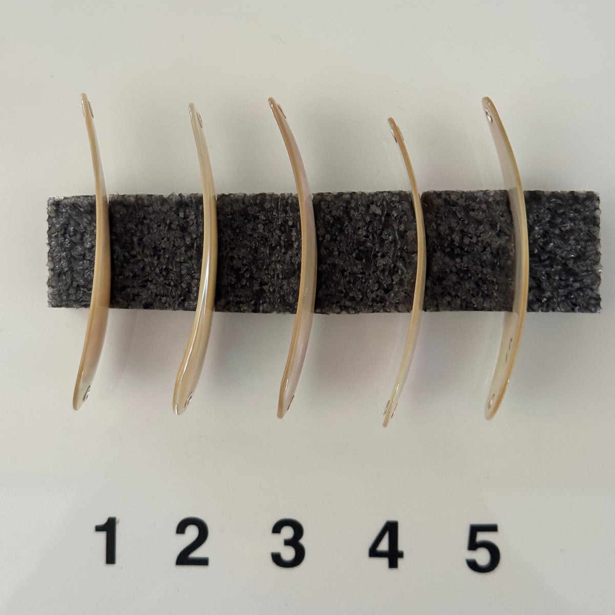 Burgus blank Premium Perlmutt-Tropfen 8cm
