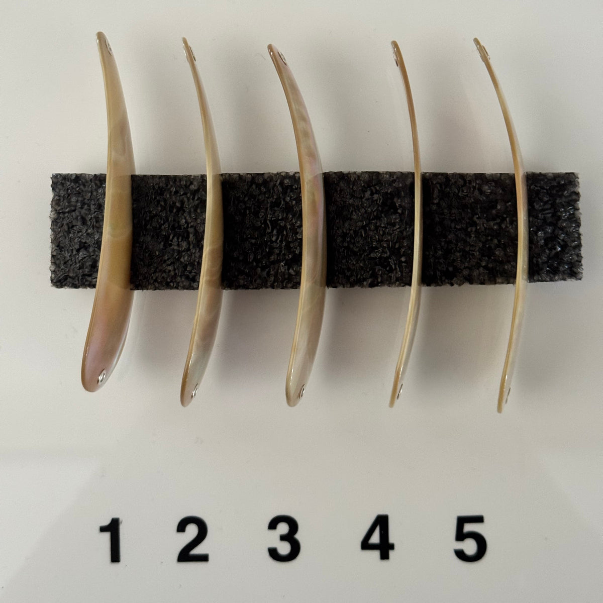 Burgus blank Premium Perlmutt-Tropfen 10cm