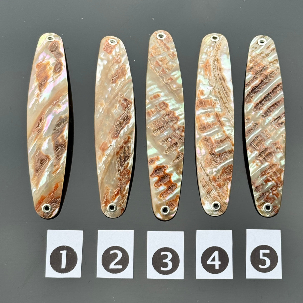 Goldfisch Premium Perlmutt-Spange 9cm