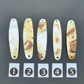 Gold Lip Premium Perlmutt-Spange 7cm