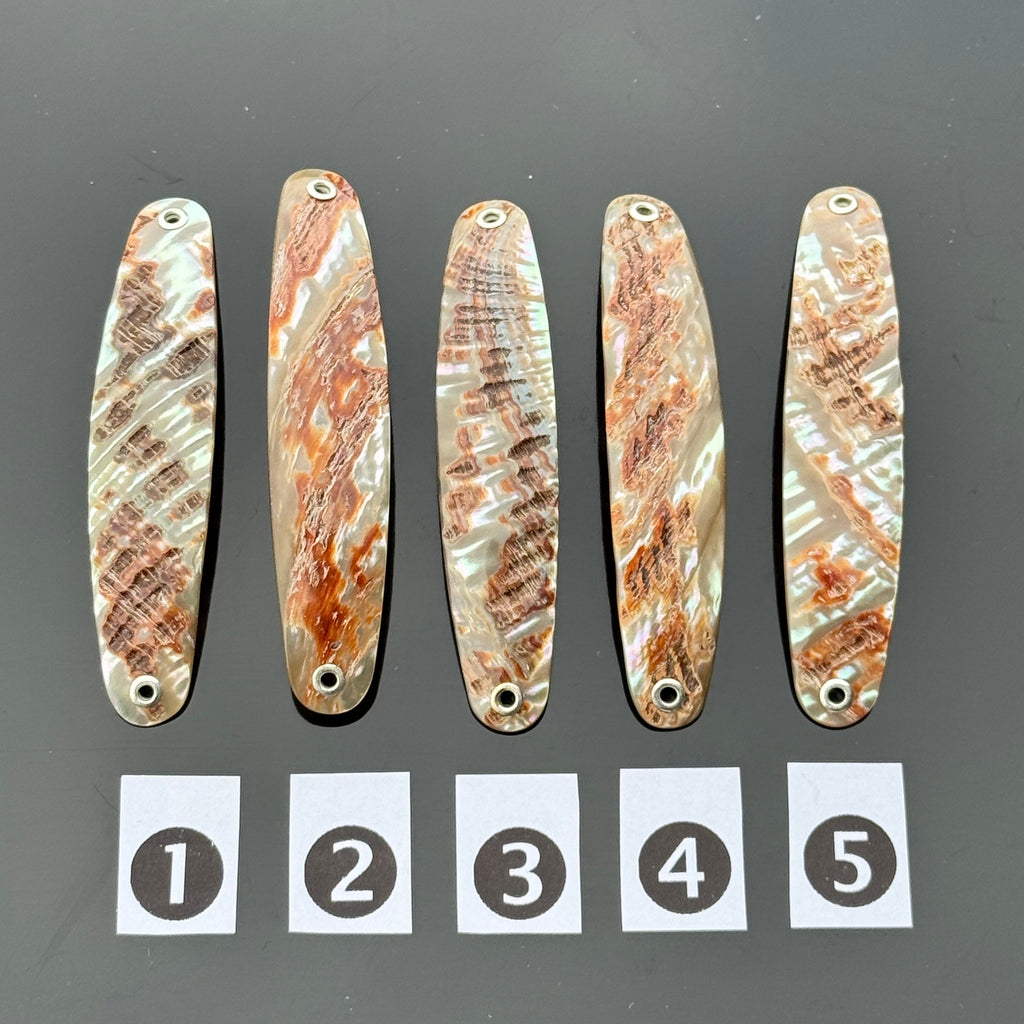 Goldfisch Premium Perlmutt-Spange 8cm