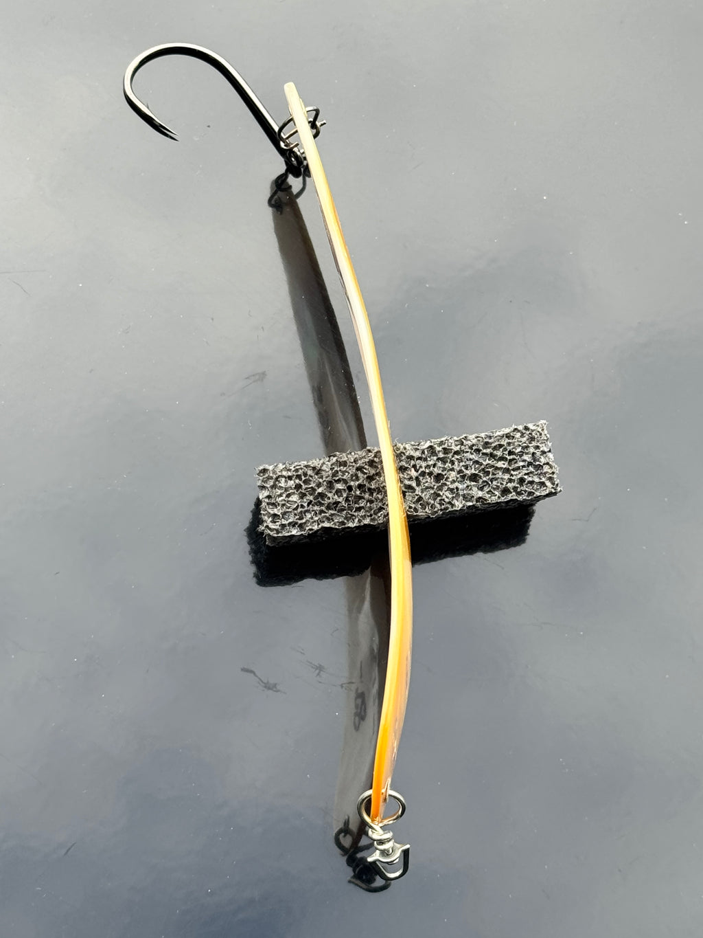 XL Gold Lip Premium Perlmutt Tropfen 142mm Eingestellt -2,8 km/h