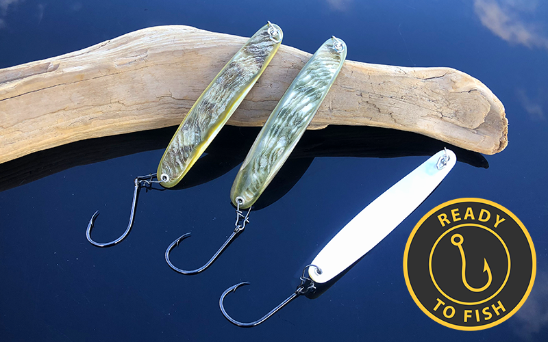 Jade mit Kruste Premium Perlmutt-Spange
