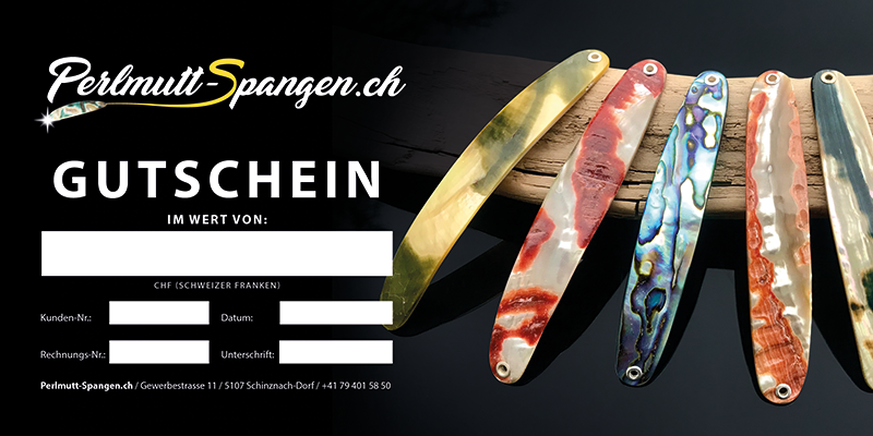 Gutschein von Perlmutt-Spangen.ch