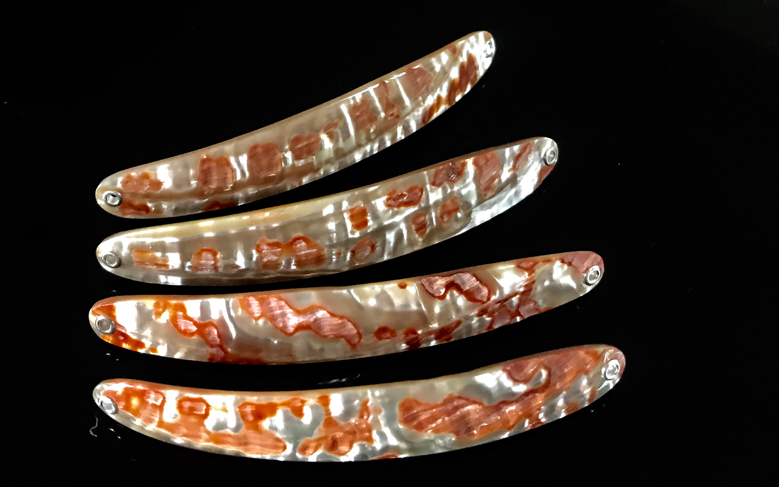 Goldfisch Premium Perlmutt-Spange