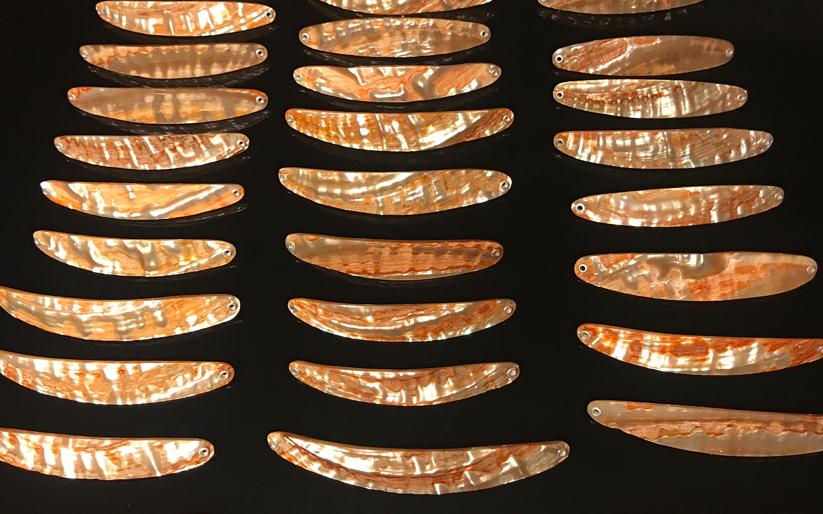 Goldfisch Premium Perlmutt-Spange