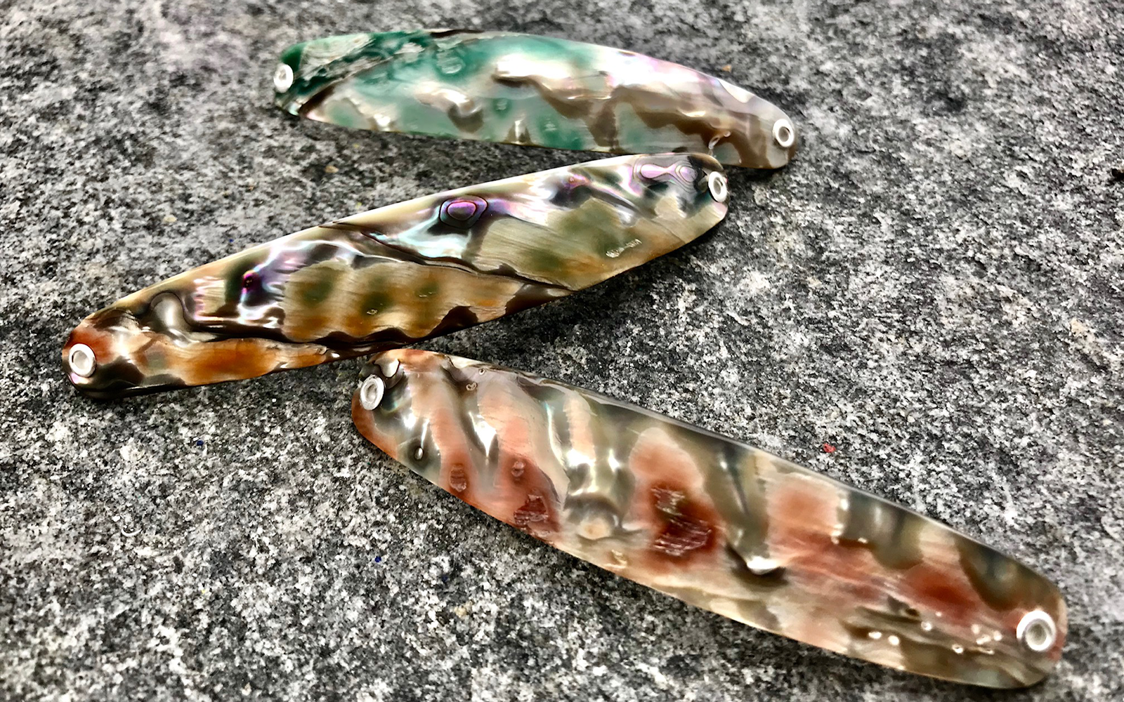 Opal Premium Perlmutt-Spange