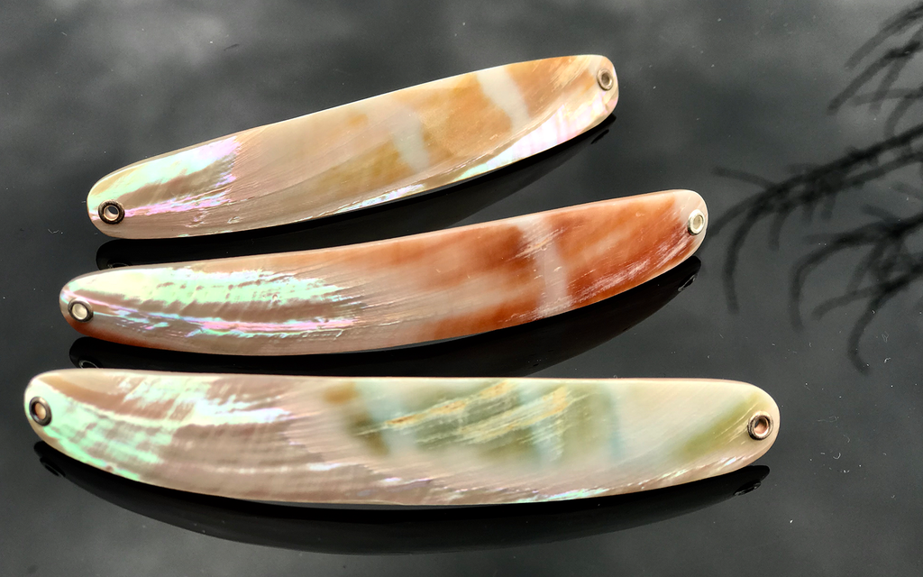 Rainbow color Premium Perlmutt-Spange