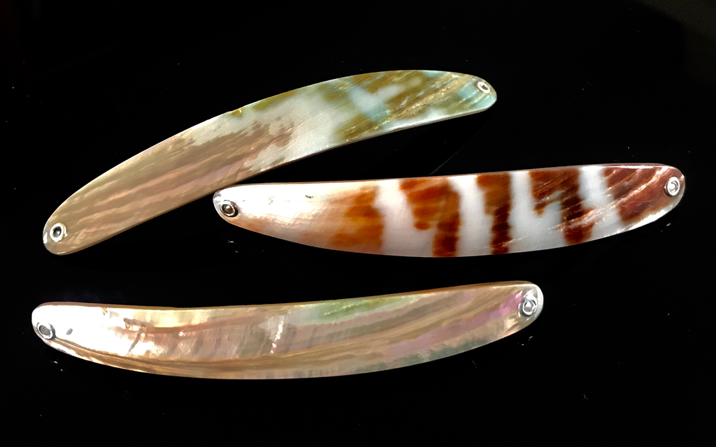 Rainbow color Premium Perlmutt-Spange